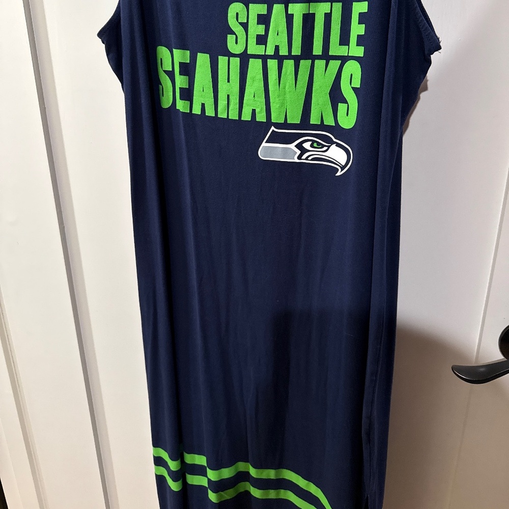 Seattle Seahawks women jersey tank dress. NFL Team Apparel. 2xl.